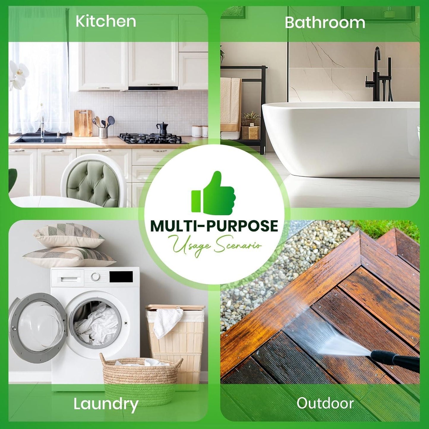 Crest-O-Mint Oil Multi-Purpose Cleaner Degreaser Deodorant 100ml Each (Pak of 2)