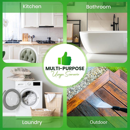 Crest-O-Mint Oil Multi-Purpose Cleaner Degreaser Deodorant 100ml Each (Pak of 2)