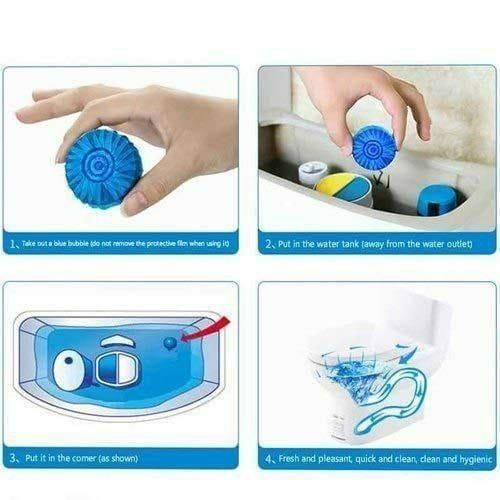 🔥 🚽 Toilet Cleaning Tablet-Toilet Deodorizer Bathroom Cleaner Tablet Pack of 1 (10pc)🔥